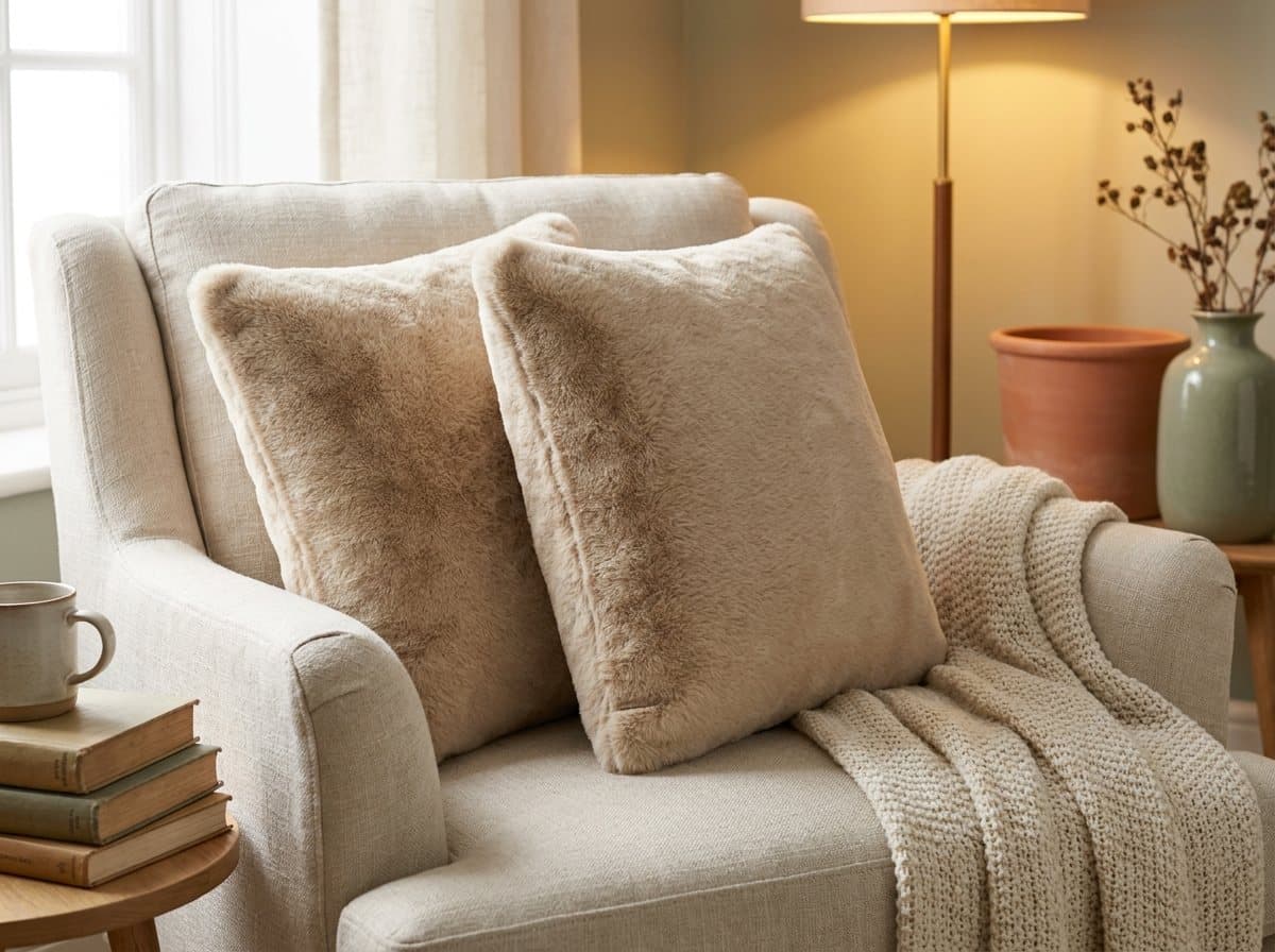Faux-Fur Lumbar Pillow Covers