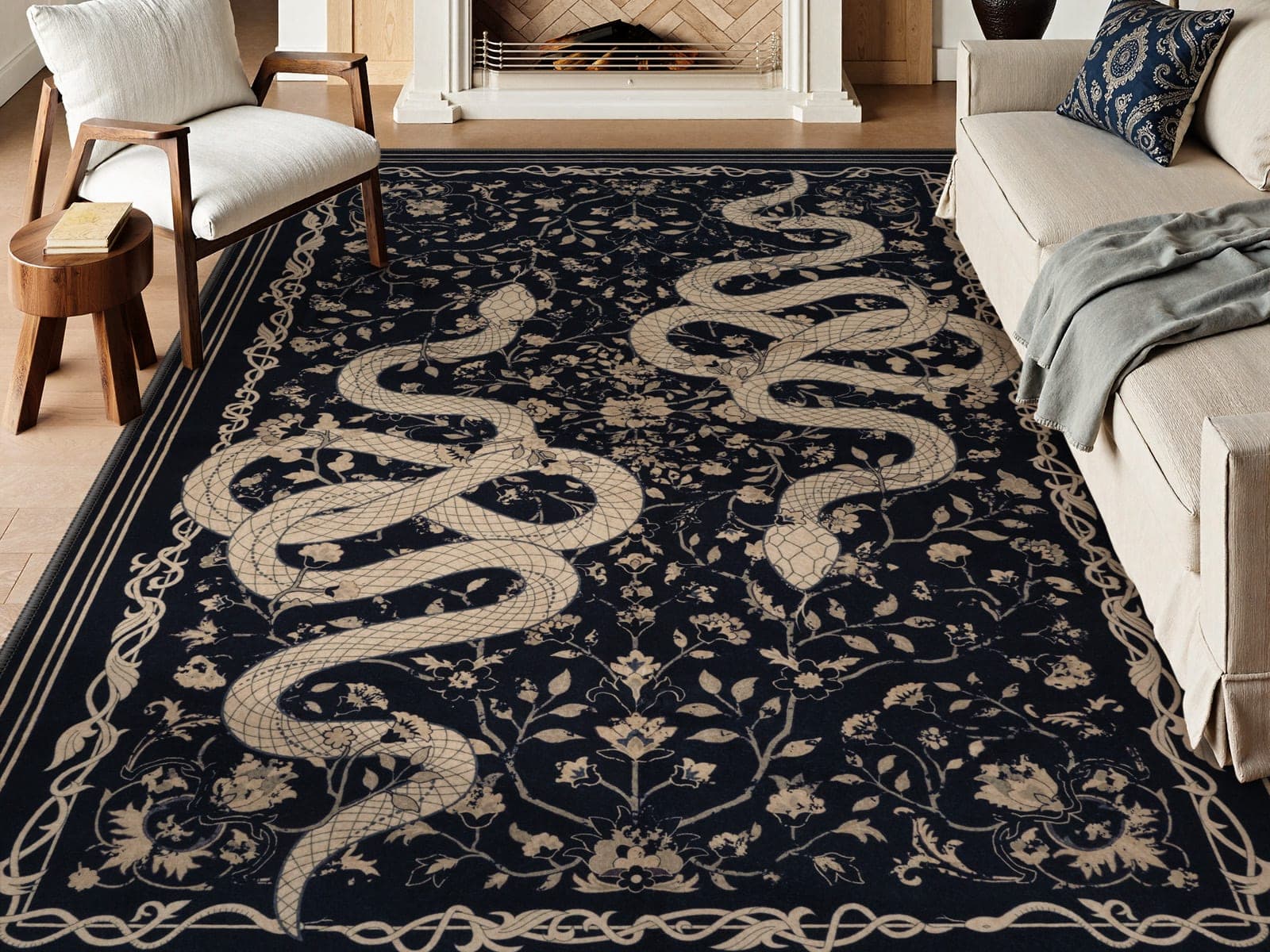 Mystical Snake Rug