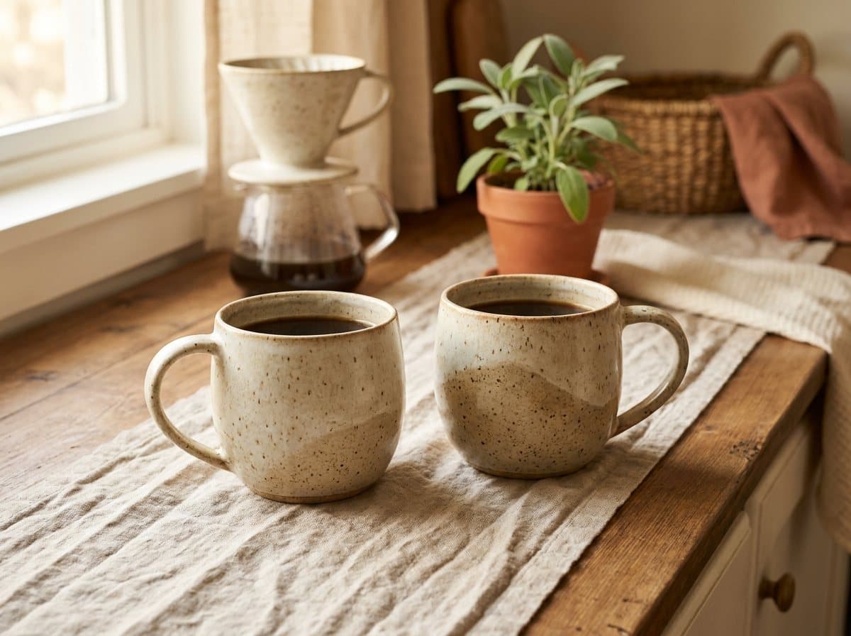 Speckled Stoneware Mugs (set of 2)