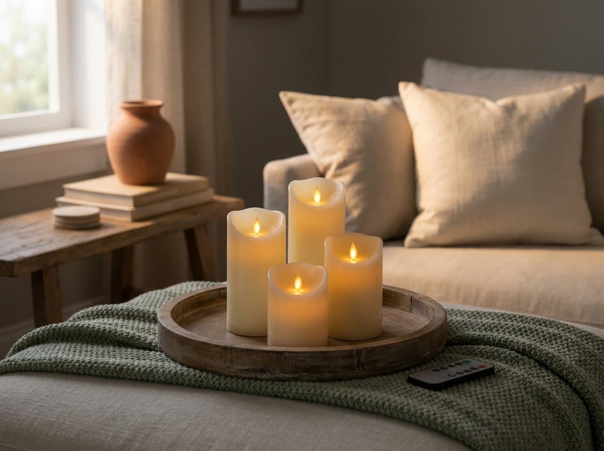 Flameless Flickering Candles