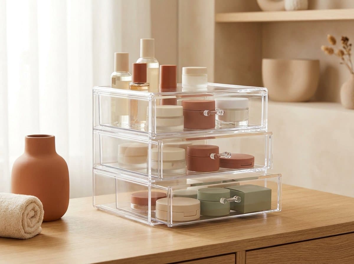 Stackable Makeup & Skincare Organizer